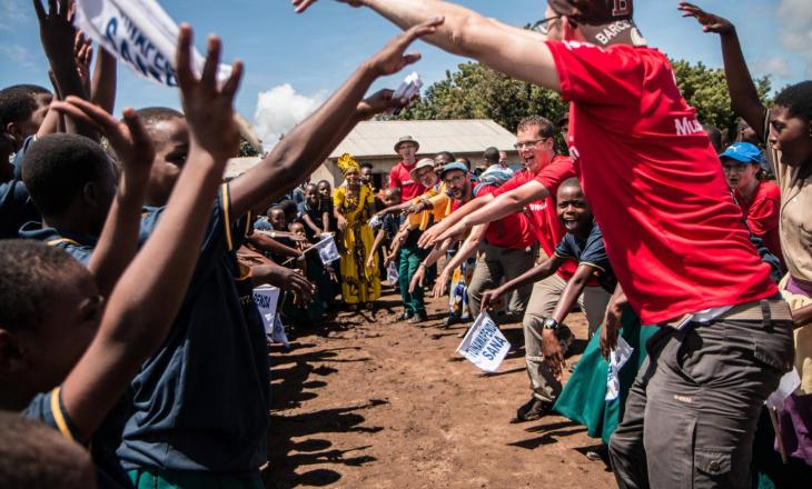 Muskathlon Begrüßung